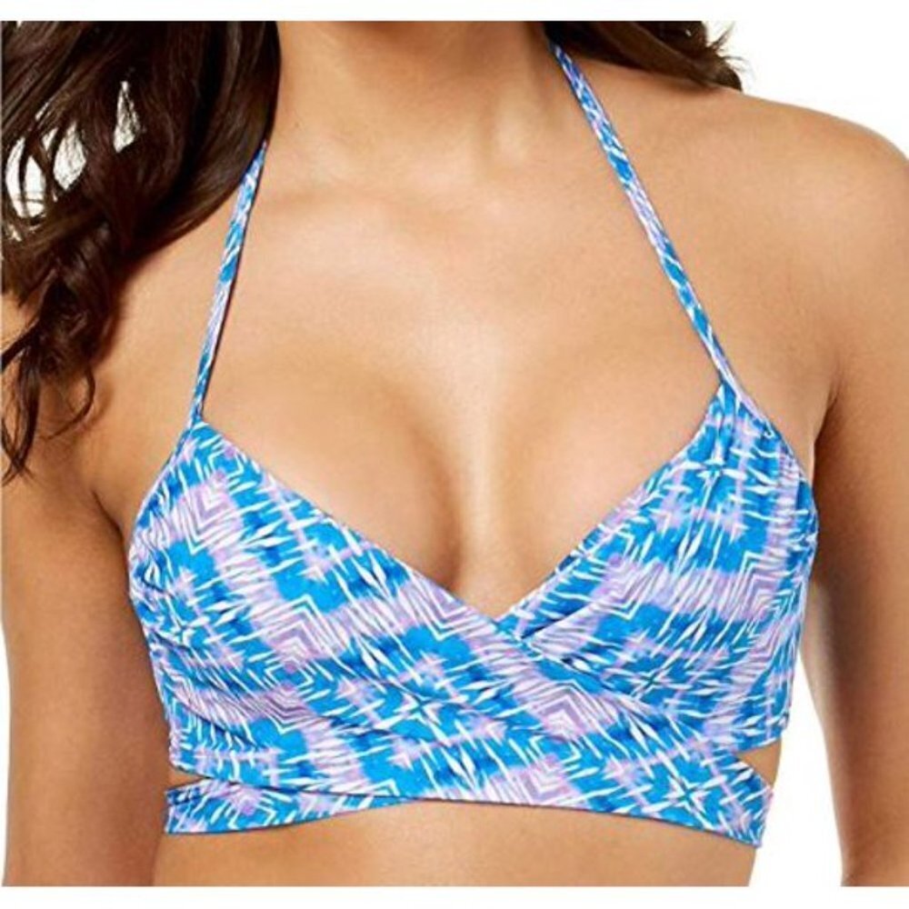 36C NWT $44 Sundazed Simone Halter Wrap Bikini Top